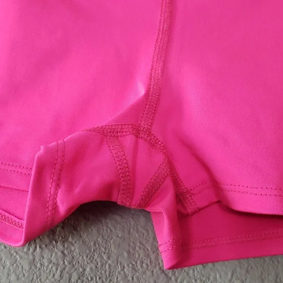 Reel Legends Girl's Swim Short - Hot Pink - Picture 3 of 6